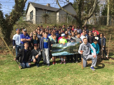Group of student volunteers